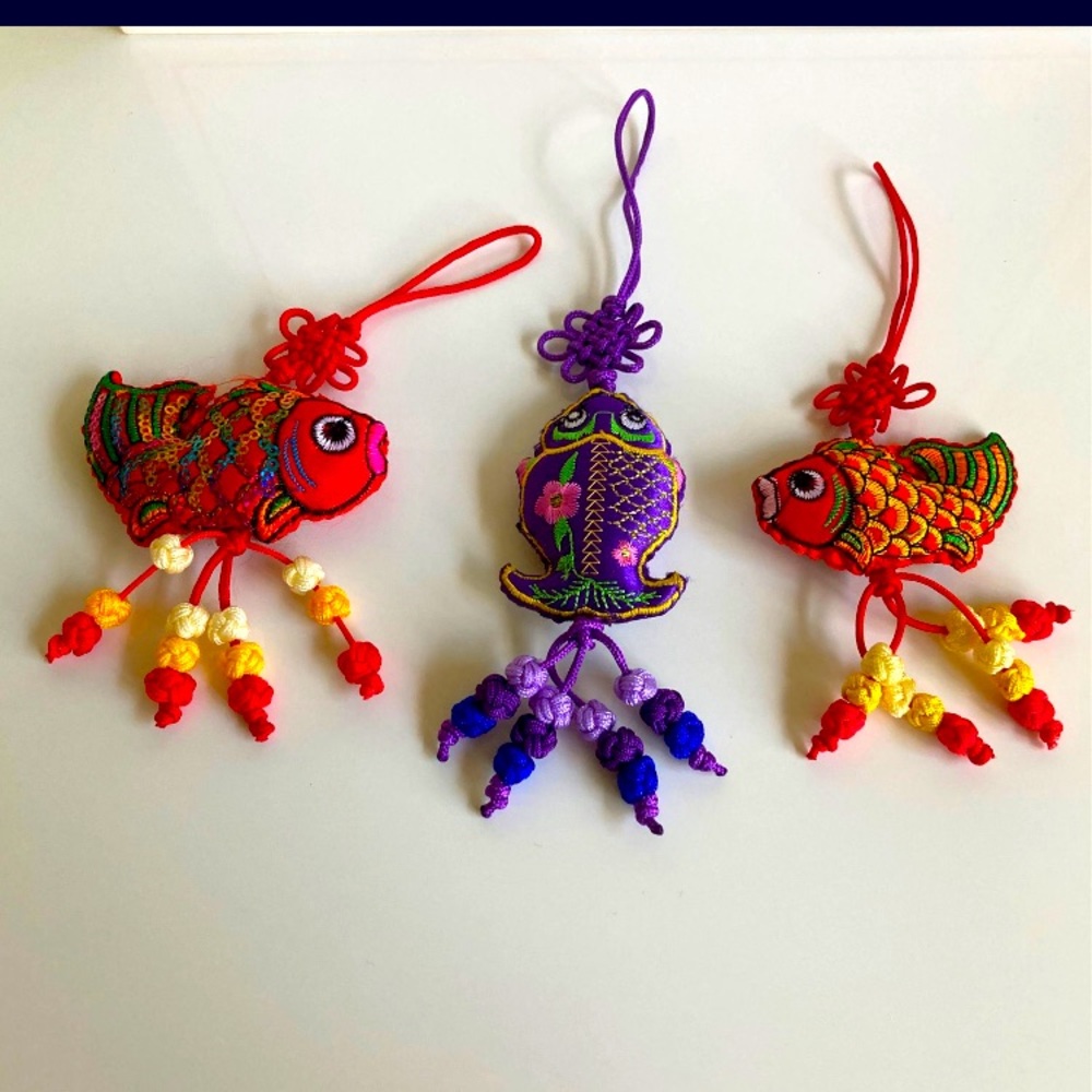 Handcrafted Chinese Knot Car Or Keychain